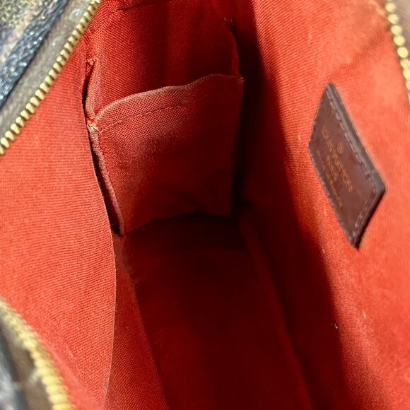 Authentic Unisex Louis Vuitton Olav Crossbody PM Brown Canvas Bag - Picture 8 of 15